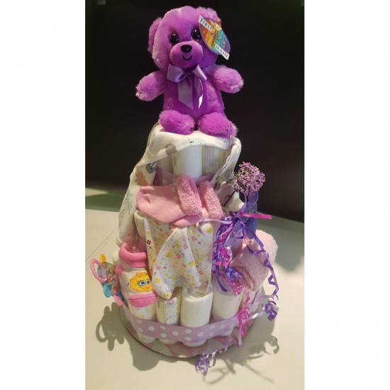Diaper Cake for baby girl